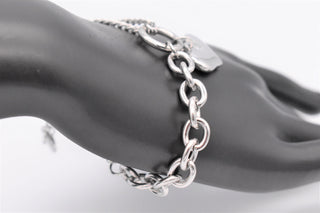 Parisi, Armband aus Edelstahl mit herzförmigem Anhänger, modisch, für Frauen