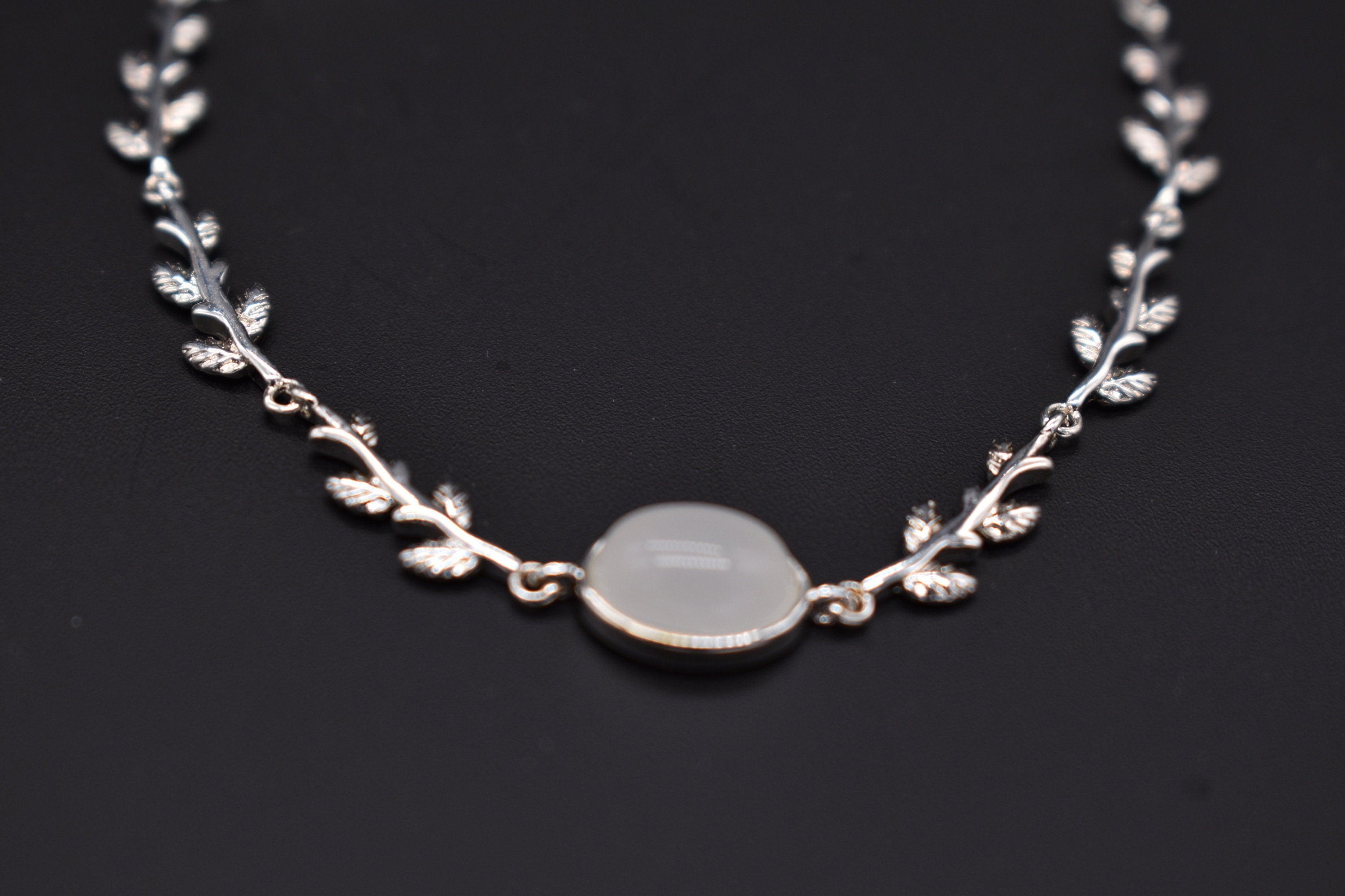Collana Con Pendente A Goccia In Cristallo Swarovski Elements, Argento 925, Catena Regolabile 40-45 Cm, Elegante E Chic