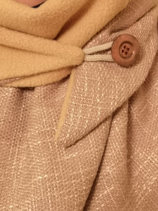 Parisi Winterschal, dreieckig, braun, neueste Mode, weich und bequem, für Frauen und Mädchen